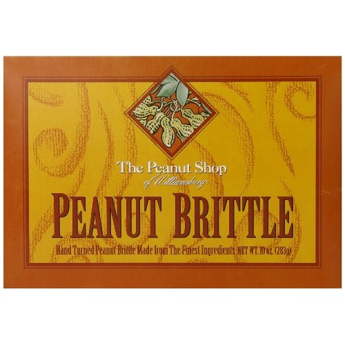 The Peanut Shop Of Williamsburg Brittle, 10 Ounce