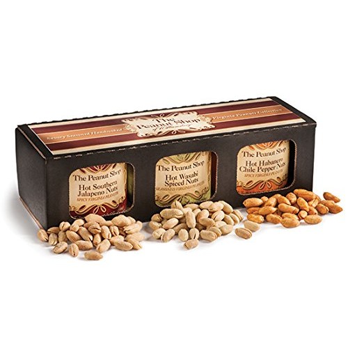 The Peanut Shop Of Williamsburg Hot &Amp; Savory Nut Gift Box, Spicy