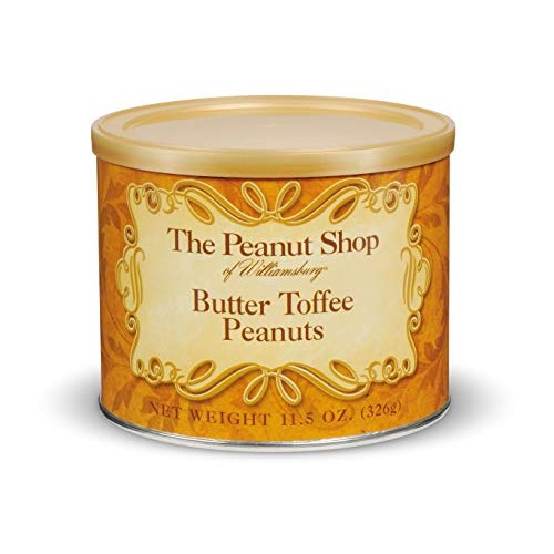 The Peanut Shop Of Williamsburg Butter Toffee Peanuts, 10.5 Ounces