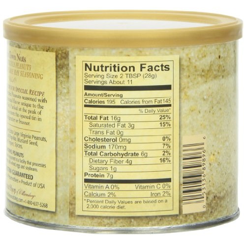 The Peanut Shop Of Williamsburg Crab Town Nuts, 10.5-Ounce Tin