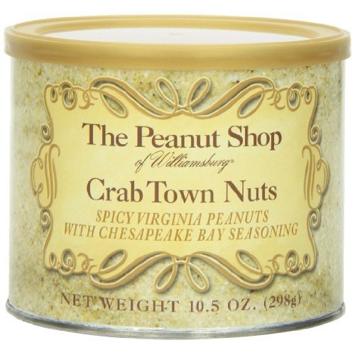 The Peanut Shop Of Williamsburg Crab Town Nuts, 10.5-Ounce Tin