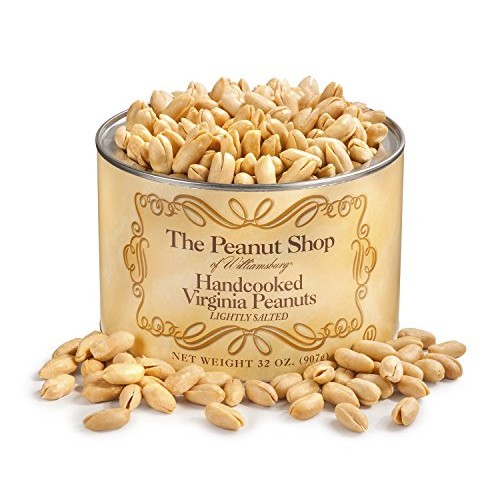 The Peanut Shop Of Williamsburg Handcooked Virginia Peanuts, Lig