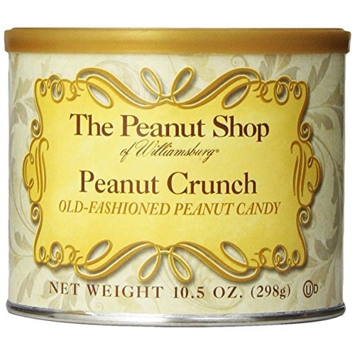 The Peanut Shop Of Williamsburg Peanut Crunch, 10.5 Oz Tin