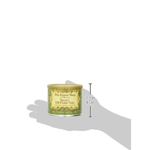 The Peanut Shop Of Williamsburg Savory Dill Pickle Nuts, 10.5-Ou