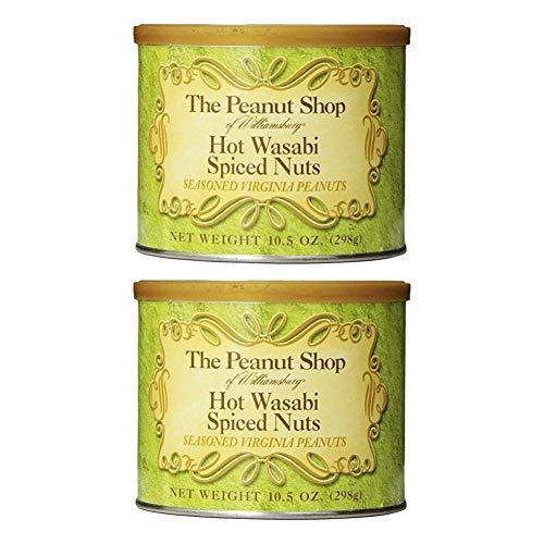 The Peanut Shop Of Williamsburg Wasabi Spiced Peanuts, 10.5 Ounc