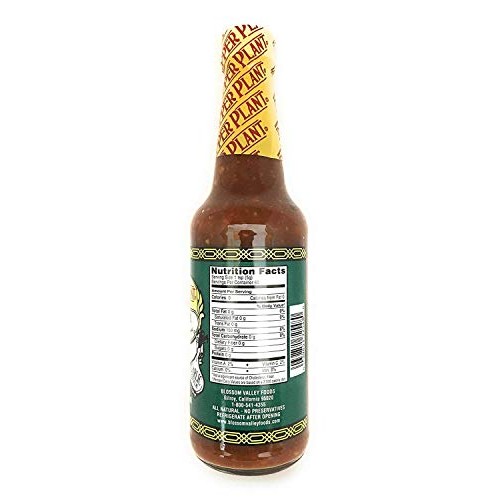 Pepper Plant Chunky Garlic Hot Pepper Sauce, 10 Oz