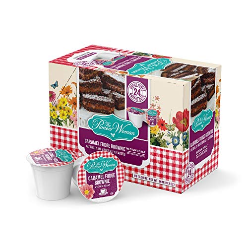 The Pioneer Woman Flavored Coffee Pods, Caramel Fudge Brownie, F