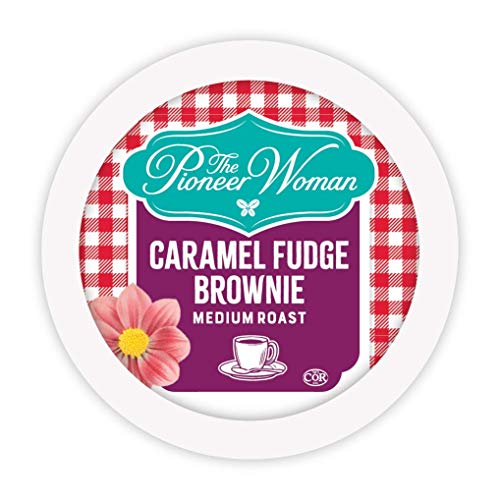 The Pioneer Woman Flavored Coffee Pods, Caramel Fudge Brownie, F