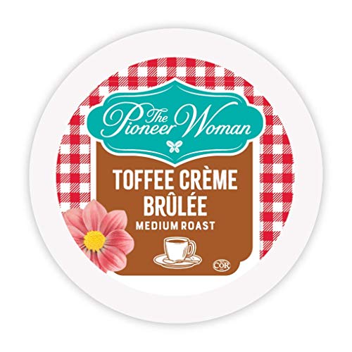 The Pioneer Woman Flavored Coffee Pods, Toffee Crème Brulee, Cre