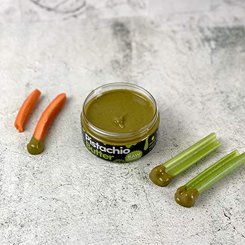 Pistachio Butter - Raw Unsalted 8Oz Plastic Jar | Non- Gmo, Ve