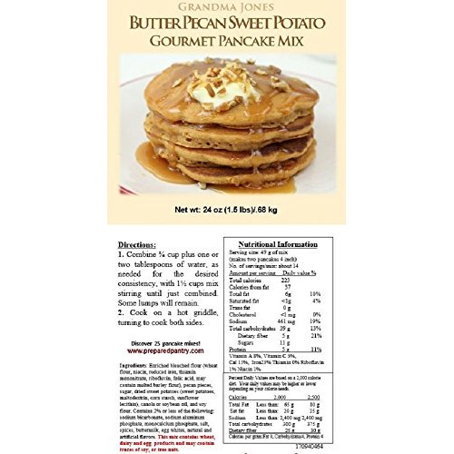The Prepared Pantry Butter Pecan Sweet Potato Pancake Mix 24 Oz.