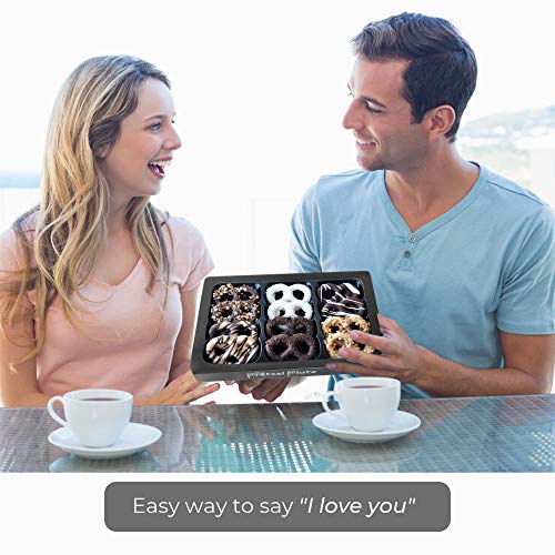 Pretzel Plate Gourmet Chocolate Covered Pretzels Perfect For Cor
