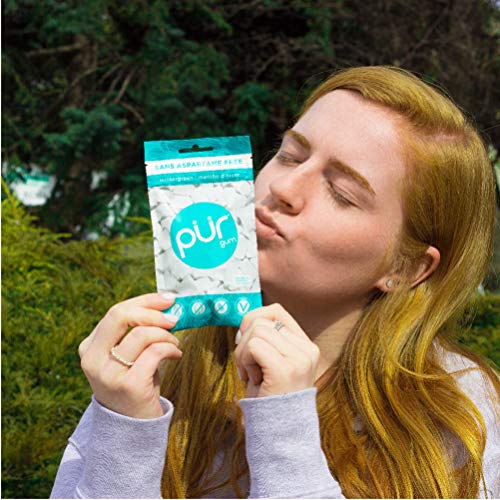 Pur 100% Xylitol Chewing Gum, Wintergreen, Sugar-Free + Aspartam