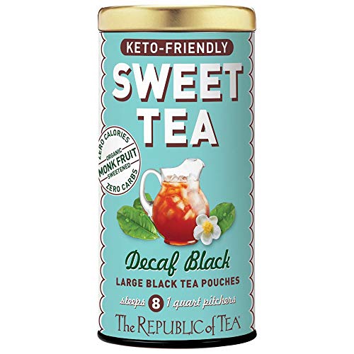 Republic Of Tea Iced Decaf Black Sweet Tea, 8 Ct