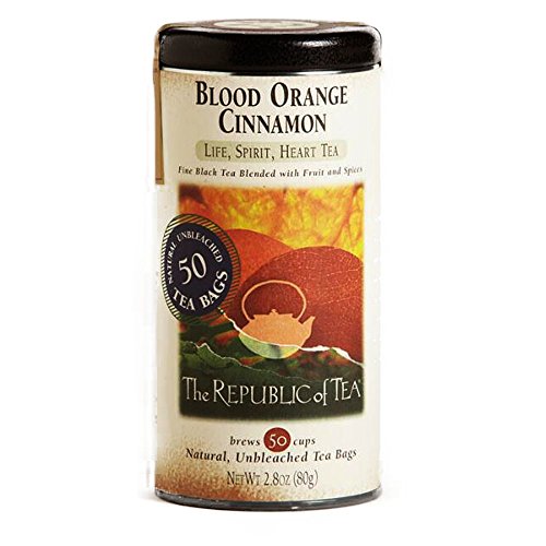 The Republic Of Tea Blood Orange Cinnamon Tea - 50 Bags