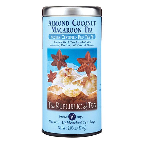 The Republic Of Tea Almond Coconut Macaroon Red Rooibos Herbal T