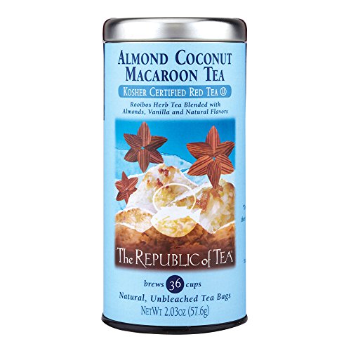 The Republic Of Tea Almond Coconut Macaroon Red Rooibos Herbal T