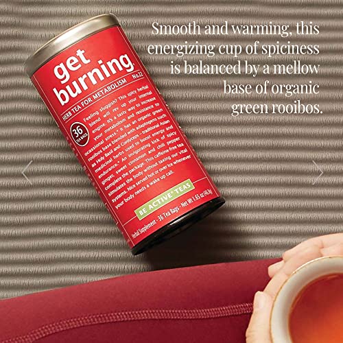 The Republic of Tea Be Active Get Burning Tea, 36 Tea Bags