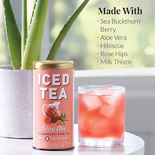 The Republic Of Tea Beautifying Botanicals Berry Aloe Herbal Ic