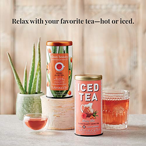 The Republic Of Tea Beautifying Botanicals Berry Aloe Herbal Ic