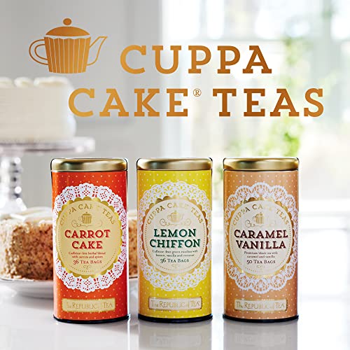 The Republic of Tea — Carrot Cake Cuppa Cake Tea, 36 Tea Bags, C...