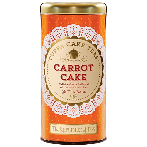 The Republic of Tea — Carrot Cake Cuppa Cake Tea, 36 Tea Bags, C...