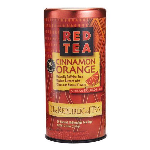 The Republic Of Tea Cinnamon Orange Red Tea, 36 Tea Bags