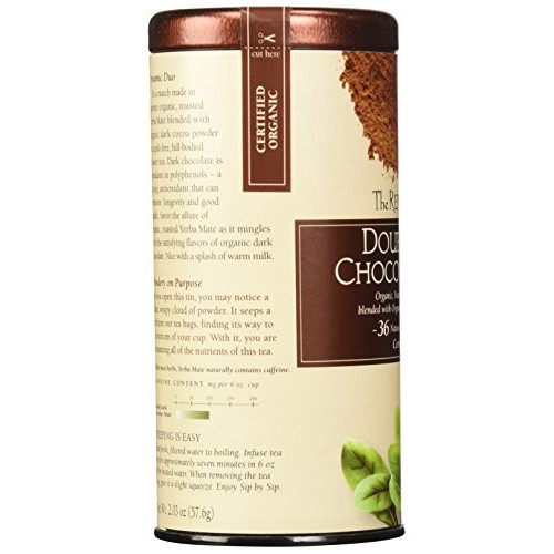 The Republic Of Tea, Double Dark Chocolate Mate, 36 Count