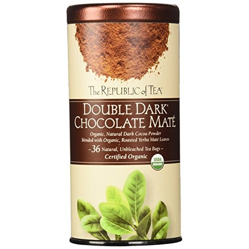 The Republic Of Tea, Double Dark Chocolate Mate, 36 Count