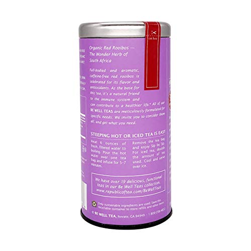 The Republic of Tea, Get Relaxed - No. 5 Rest Herb Tea, No Caffe...