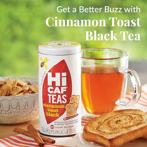 The Republic of Tea — HiCAF Cinnamon Toast Black Tea, 50 Tea Bag...