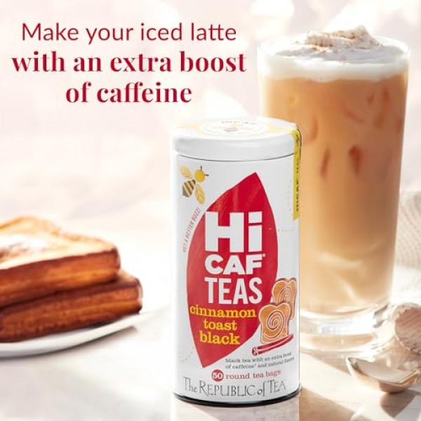 The Republic of Tea — HiCAF Cinnamon Toast Black Tea, 50 Tea Bag...