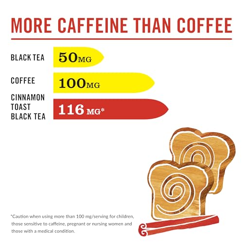 The Republic of Tea — HiCAF Cinnamon Toast Black Tea, 50 Tea Bag...