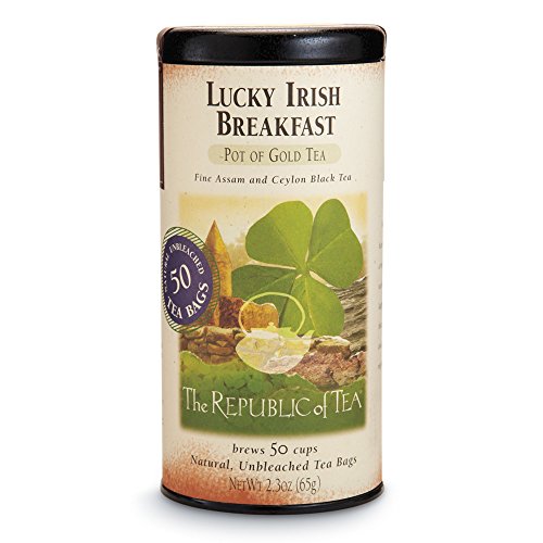 The Republic Of Tea Lucky Irish Breakfast Tea, 50 Tea Bags, Trad