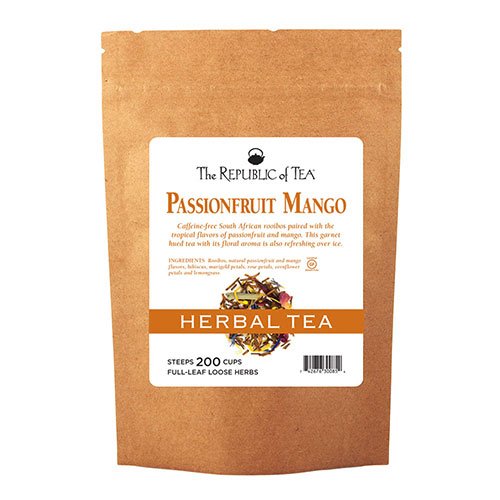 The Republic Of Tea Passionfruit Mango Red Full-Leaf Tea, 1 Poun