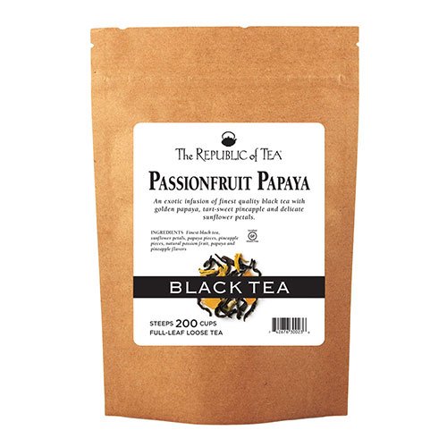 The Republic Of Tea Passionfruit Papaya Black Full-Leaf Tea, 1 P The Republic Of Tea Passionfruit Papaya Black Full-Leaf Tea, 1 P