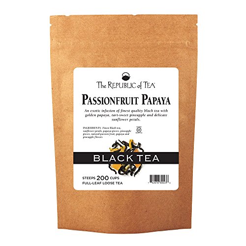 The Republic Of Tea Passionfruit Papaya Black Full-Leaf Tea, 1 P The Republic Of Tea Passionfruit Papaya Black Full-Leaf Tea, 1 P