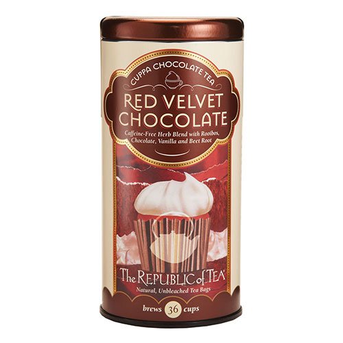 The Republic Of Tea Red Velvet Cuppa Chocolate Tea, 36 Tea Bags