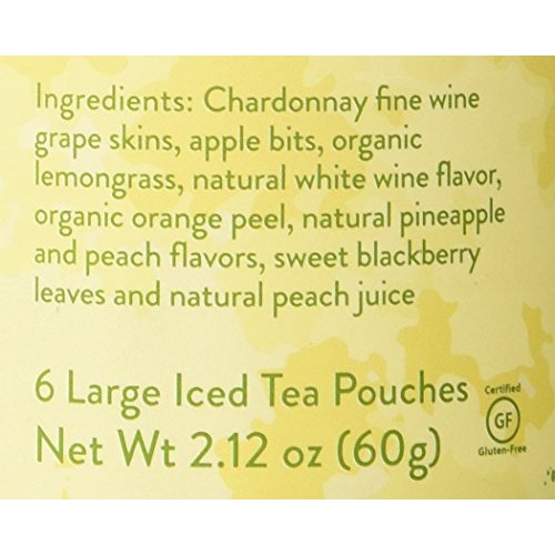 The Republic Of Tea Sonoma Chardonnay Iced Tea, 6 Large Iced Tea