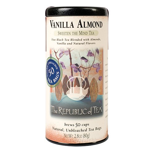 The Republic Of Tea, Vanilla Almond Black Tea, Caffeinated, 50 C The Republic Of Tea, Vanilla Almond Black Tea, Caffeinated, 50 C