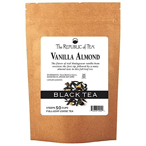 The Republic Of Tea Vanilla Almond Full-Leaf Loose Black Tea 3.5