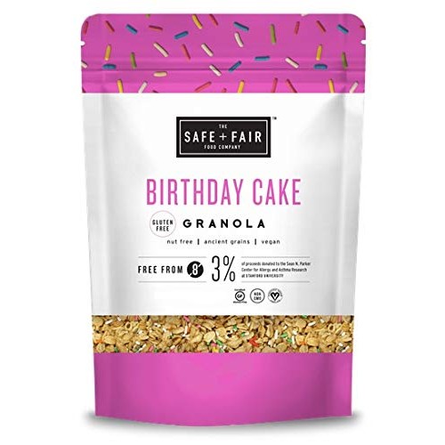 Safe And Fair Birthday Cake Granola, 24 Ounce