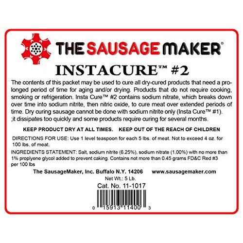 The Sausage Maker - Insta Cure Prague Powder #2, 5 Lbs. Curing