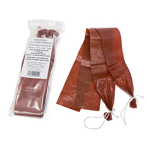 The Sausage Maker - Mahogany Collagen Sausage Casings, 47Mm 1 7