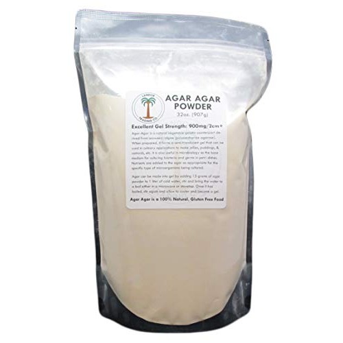 Agar Agar Powder - 2 Pounds, Excellent Gel Strength