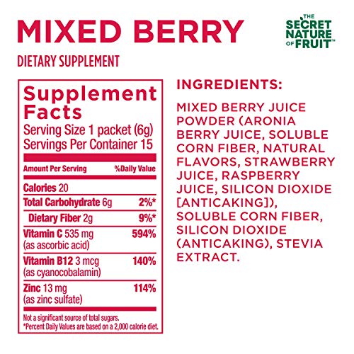 The Secret Nature Of Fruit Mixed Berries Immunity Essentials Fru