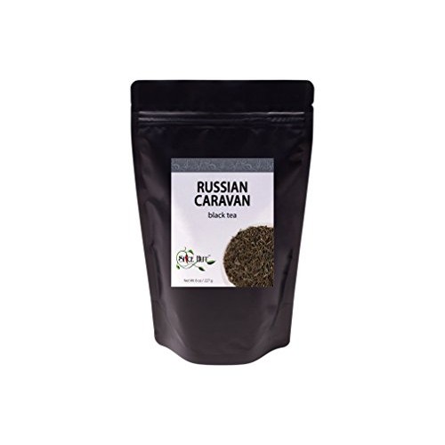 Russian Caravan Black Tea, Loose Leaf Black Tea, Caffeine, Smoky...