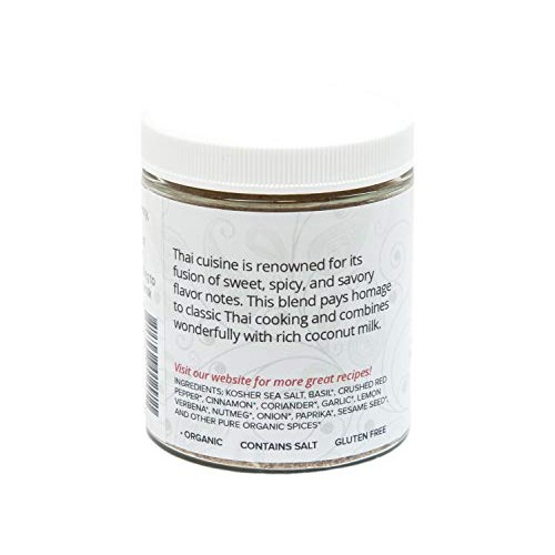 The Spice Hut Organic Thai Seasoning, Savory &Amp; Spicy Blend For T
