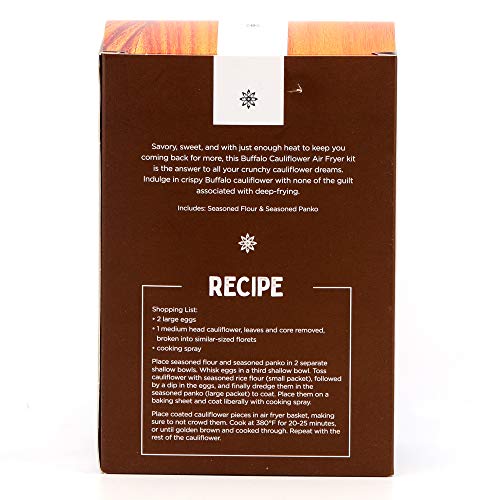 The Spice Lab Air Fryer Kit – Panko Buffalo Spicy Cauliflower, T