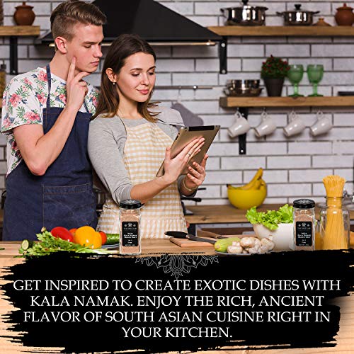 The Spice Lab French Jar Indian Kala Namak Mineral Salt - Hima